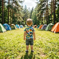 Купить готовый сайт Детский лагерь в Уфе - посмотреть и заказать, недорогой шаблон сайта, цена 